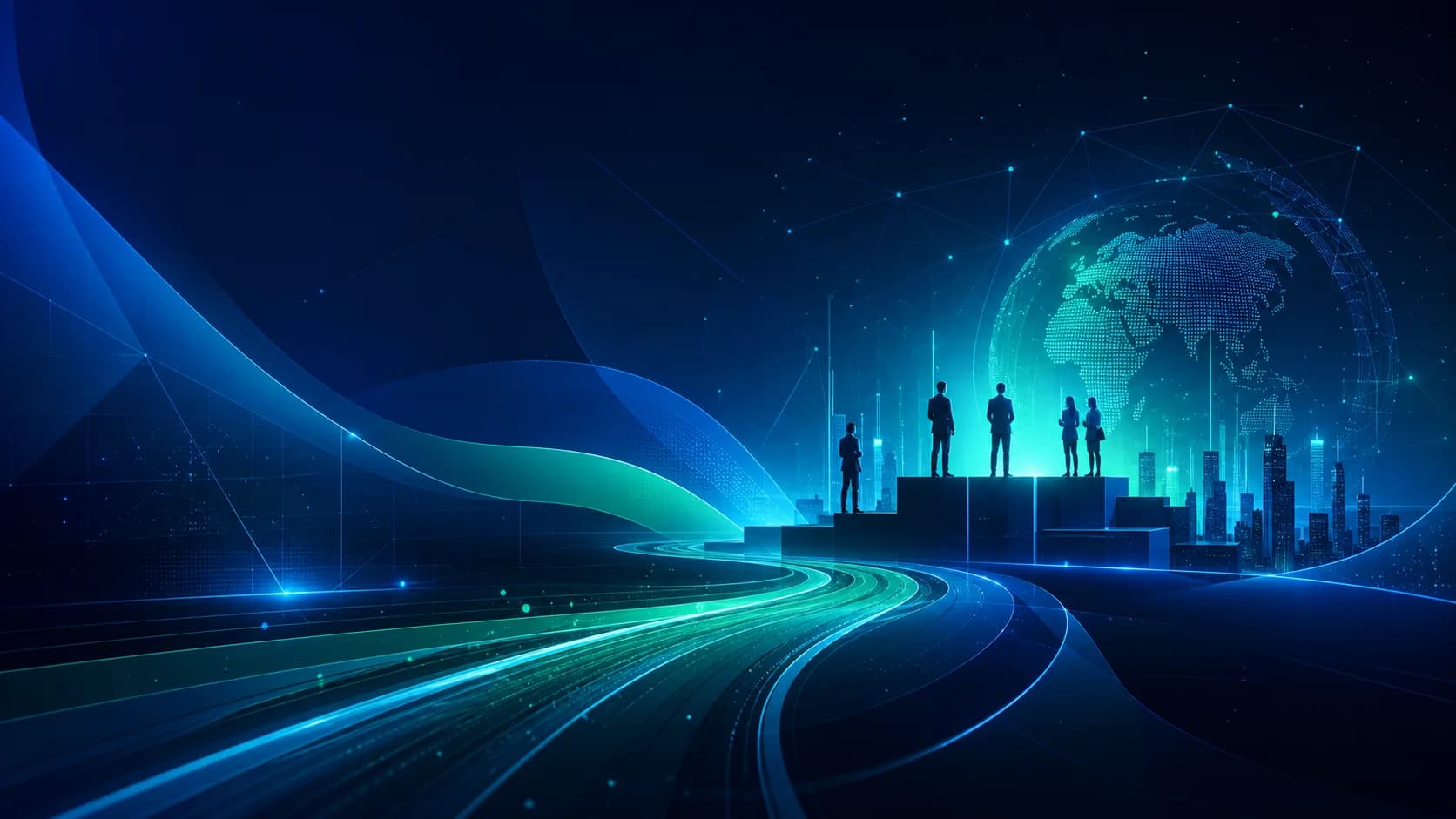 Arrowsense abstract company illustration